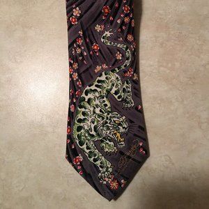 Men's Ed Hardy Tiger Neck Tie